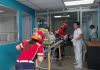Guardia de seguridad privada trasladado a un centro asistencial tras incidente armado. Foto La Hora: CBM