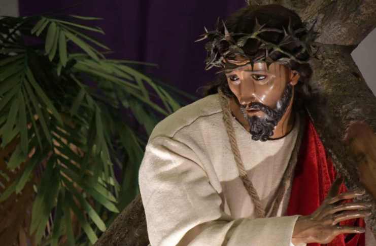 Como cada primer fin de semana de Cuaresma, la Consagrada Imagen de Jesús del Consuelo estará en solemne velación. Foto La Hora: Sergio Osegueda