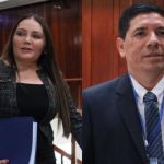 Julia Marisol Rivera y Jose Luis Aguirre Pumay, magistrados titular y suplente de la Corte de Constitucionalidad (CC) por el Consejo Superior Universitario (CSU). Foto La Hora: Daniel Ramírez