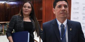 Julia Marisol Rivera y Jose Luis Aguirre Pumay, magistrados titular y suplente de la Corte de Constitucionalidad (CC) por el Consejo Superior Universitario (CSU). Foto La Hora: Daniel Ramírez