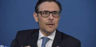 El Procurador General de la Nación, Julio Saavedra, en una entrevista con La Hora, el pasado 16 de febrero. Foto La Hora: José Orozco.
