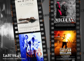 Ley de cine y algunas las películas guatemaltecas. Foto La Hora: Alejandro Ramírez