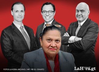 Luis Aragón Solé, Henry Arriaga, Fernando Enrique Sánchez y Consuelo Porras. Foto La Hora: Alejandro Ramírez