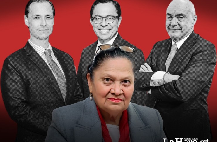 Luis Aragón Solé, Henry Arriaga, Fernando Enrique Sánchez y Consuelo Porras. Foto La Hora: Alejandro Ramírez