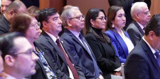 El grupo mayoritario de magistrados de la CSJ ha solicitado al presidente interino a que convoque a sesión extraordinaria para elegir al nuevo presidente. Foto La Hora: Corte Suprema de Justicia