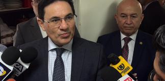 Convenio de país a país permitiría compra de armas y equipo para PNC y SP, explica ministro de Gobernación El ministro de Gobernación, Marco Antonio Villeda, responde por adquisición de armas para agentes de la PNc. Foto: La Hora / Daniel Ramírez