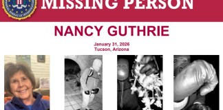 FBI confirma recuperación de videos inéditos en investigación por la desaparición de Nancy Guthrie.