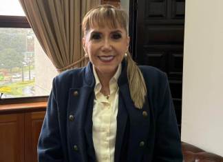 Magistrada de la CC, Dina Ochoa. Foto La Hora: CC.