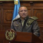 Oficial general del Ejército de Guatemala Henry Sáenz sobre la construcción de la cárcel de máxima seguridad. Foto La Hora: José Orozco