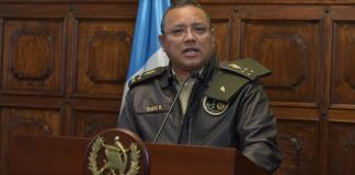 Oficial general del Ejército de Guatemala Henry Sáenz sobre la construcción de la cárcel de máxima seguridad. Foto La Hora: José Orozco