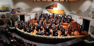 Orquesta Sinfónica Nacional en el Conservatorio. Foto La Hora: Orquesta Sinfónica Nacional de Guatemala (OSN)
