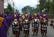 Romanos son parte del recorrido procesional del primer viernes de Cuaresma. Foto: Sergio Vásquez