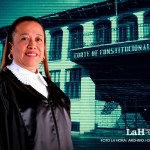 Claudia Paniagua busca su reelección a magistrada de la CC. Arte La Hora: Alejandro Ramírez.