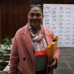 La fiscal general María Consuelo Porras entregó su papelería para postularse como magistrada a la Corte de Constitucionalidad por medio de la Usac. Foto La Hora: Daniel Ramírez.