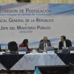 La Comisión Postuladora para Fiscal General del MP