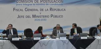 La Comisión Postuladora para Fiscal General del MP