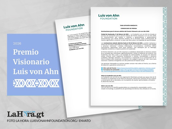 Premio Visionario Luis von Ahn 2026. Arte La Hora: Alejandro Ramírez.