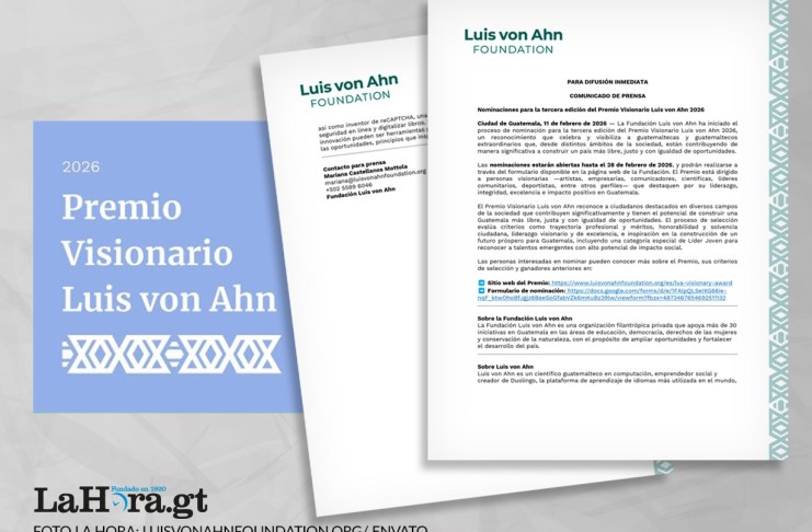 Premio Visionario Luis von Ahn 2026. Arte La Hora: Alejandro Ramírez.