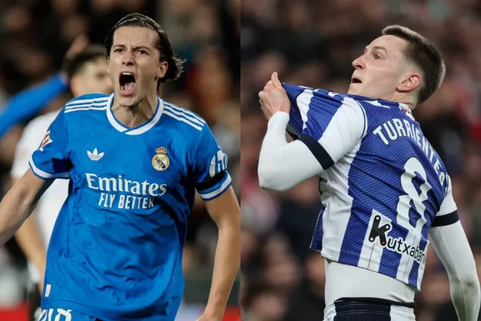 Real Madrid vs. Real Sociedad LaLiga Real Madrid y Real Sociedad se verán las caras en la jornada 24 de LaLiga EASports.