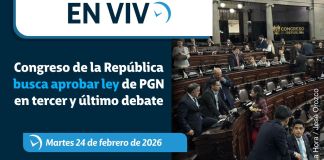 Retransmisión Congreso de la República de la sesión ordinaria. Foto La Hora: Francisco Altán