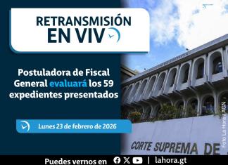 Retransmisión Postuladora de Fiscal General. Foto La Hora: Francisco Altán
