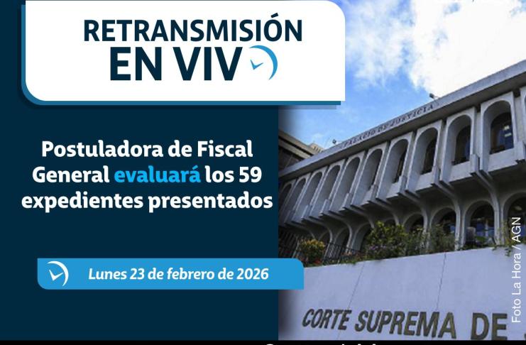 Retransmisión Postuladora de Fiscal General. Foto La Hora: Francisco Altán