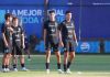 El grupo de jóvenes de la Selección Sub-20 de Guatemala suma su segundo día de entreno bajo la dirección de Sebastián Bini. Foto La Hora: Federación de Futbol de Guatemala