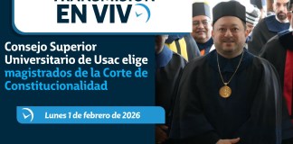 En Vivo: Consejo Superior Universitario de Usac elige magistrados de la Corte de Constitucionalidad