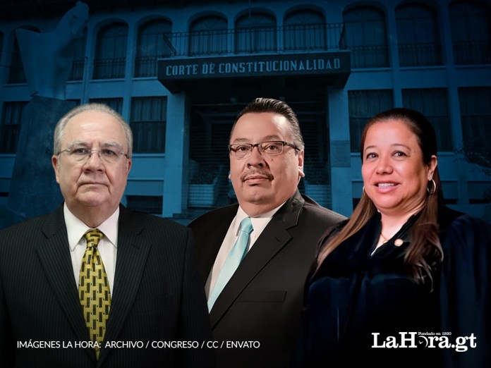 Magistrados actuales van por la reelección en proceso a cargo del Congreso. Arte La Hora: Alejandro Ramírez.
