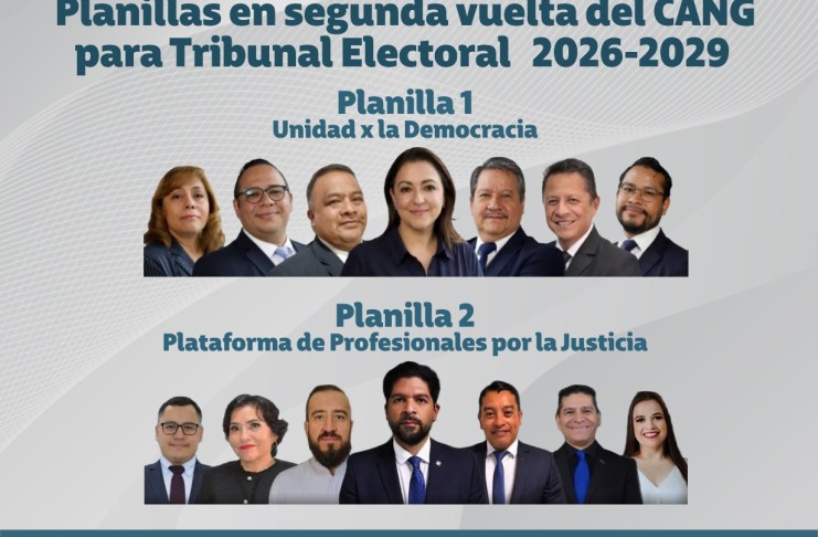Tribunal Electoral del CANG va a segunda vuelta