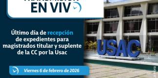 En vivo: ultimo día de recepción de expedientes para magistrados de la CC por la Usac.