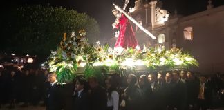 El recorrido procesional será a las 8:00 p. m. hasta las 22:00 p. m., según informó la Asociación de Hermandades de Pasión de La Antigua Guatemala y Jocotenango. Foto La Hora: Hermandades de Pasión de La Antigua Guatemala y Jocotenango
