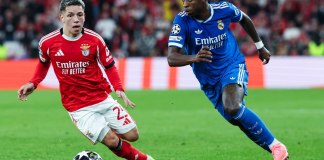 Vinícius Jr. arremetió contra el argentino Gianluca Prestianni por sus presuntos insultos racistas durante el Real Madrid vs. Benfica.