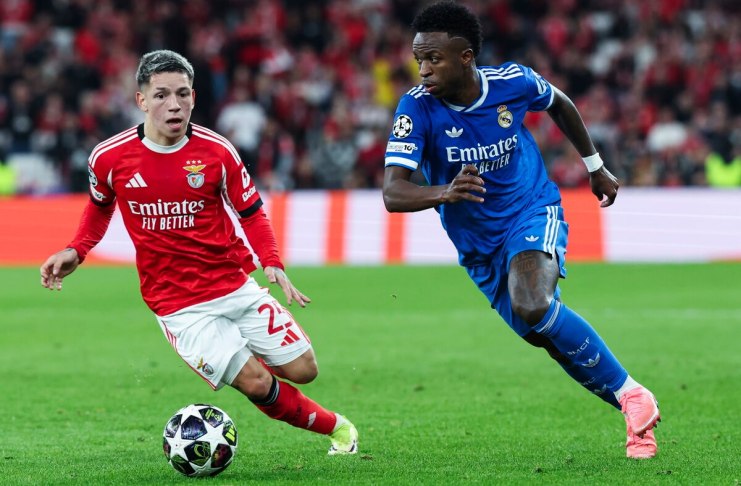 Vinícius Jr. arremetió contra el argentino Gianluca Prestianni por sus presuntos insultos racistas durante el Real Madrid vs. Benfica.