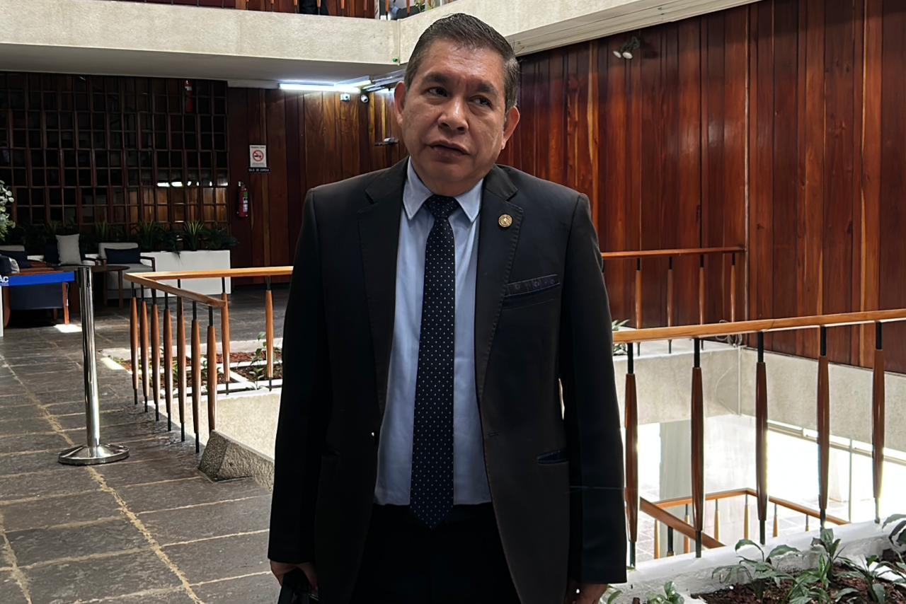 Walter Paulino Jimenez Texaj, magistrado suplente de la CC. Foto La Hora: José Orozco