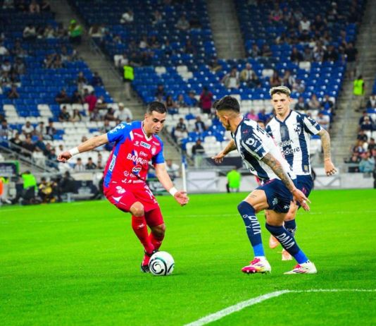 Los chivos de Xelajú MC perdieron 2-0 ante los Rayados de Monterrey en el juego de vuelta de la Copa de Campeones 2026. Foto La Hora: Xelajú MC