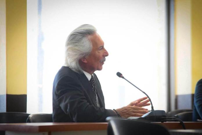 La Sala Tercera Penal, conocerá la apelación del Ministerio Público en contra de la sustitutiva concedida a José Rubén Zamora la semana pasada. Foto La Hora: Daniel Ramírez