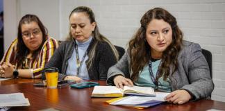 Representantes de PGN informan de la reserva del caso por denuncias de adopciones ilegales. Foto: Congreso de la República