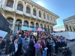 Autoridades indígenas denuncian ilegalidad en el CSU y rechazan postulación de Porras a la CC