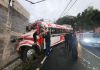 El exceso de velocidad y la pelea por pasajes son algunas de las causas que originan accidentes viales en el transporte extraurbano. Foto La Hora: Noticia Vg Noticia Vg