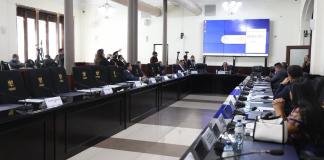 Pocos jefes de bloque se presentaron al segundo día de entrevistas a los candidatos a magistrados a la Corte de Constitucionalidad (CC). Foto: Congreso de la República