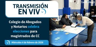 El Colegio de Abogados y Notarios de Guatemala (CANG) realiza la primera vuelta electoral de la elección a CC.