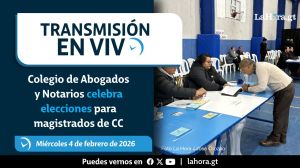 En Vivo: Colegio de Abogados y Notarios celebra elecciones para magistrados de la CC