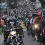 En esta edición de la tradicional Caravana del Zorro, se prevé la participación de cerca de 80 mil motoristas, quienes recorrerán el país con destino a la Basílica de Esquipulas. Foto: La Hora