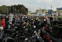 Más de 80 mil participantes emprendieron la tradicional peregrinación rumbo a Esquipulas conocida como la Caravana del Zorro. Foto La Hora: José Orozco