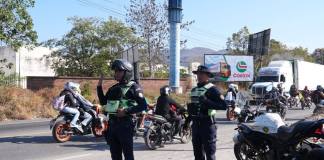El departamento de tránsito de la PNC dio a conocer los resultados del Operativo de Seguridad Vial para la Caravana del Zorro. Foto La Hora: PNC Tránsito
