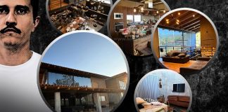 Imágenes de la vivienda donde se refugiaba alias "El Mencho". Foto: La Hora/ Redes Sociales/ Grupo Fórmula