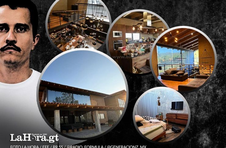 Imágenes de la vivienda donde se refugiaba alias "El Mencho". Foto: La Hora/ Redes Sociales/ Grupo Fórmula