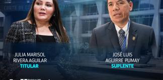 CSU-Usac elige a Julia Marisol Rivera Aguilar y José Aguirre Pumay como magistrados titular y suplente de la CC