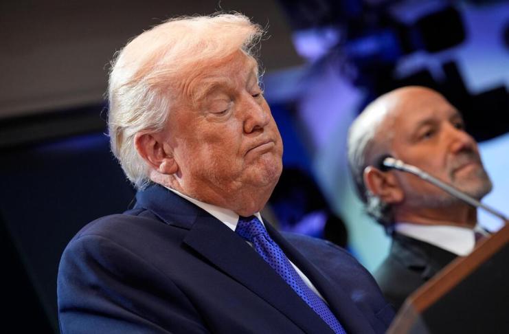 El presidente estadounidense, Donald Trump, estaría excluyendo a productos estratégicos, como textiles de CA, de nuevos aranceles. EFE/EPA/YURI GRIPAS / POOL